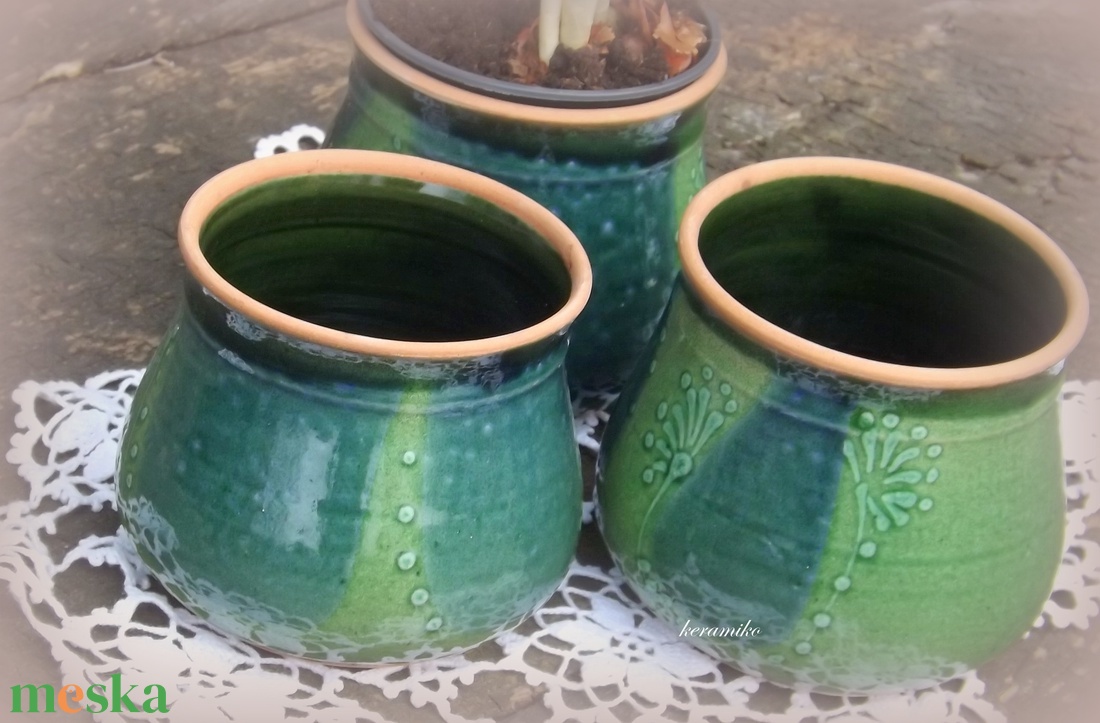 virág kaspók  -  - Meska.hu