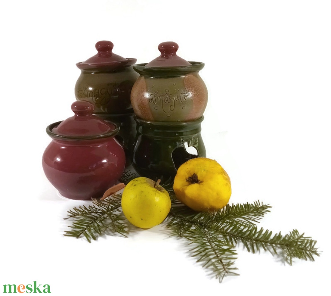 Almasütő - otthon & életmód - konyhafelszerelés, tálalás - konyhai tárolás - méz & vajtartó - Meska.hu