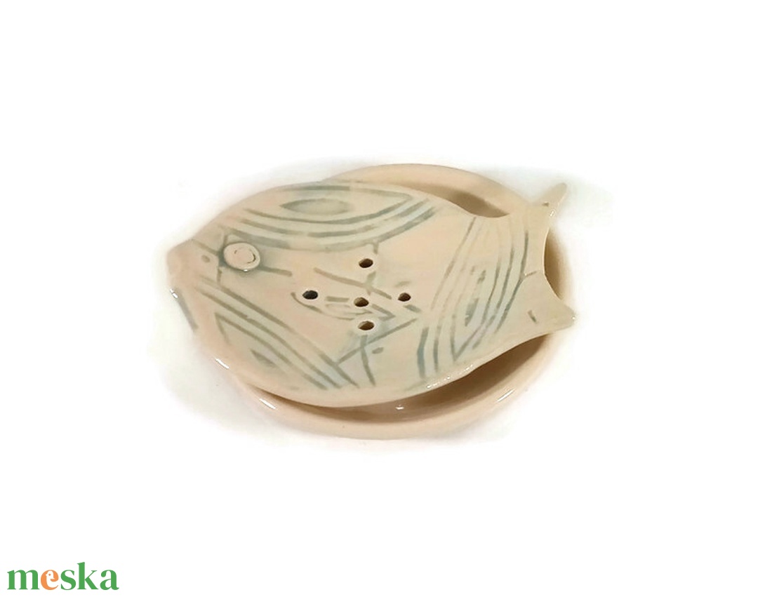 Halas szappantartó  - otthon & életmód - fürdőszoba - szappantartó - Meska.hu