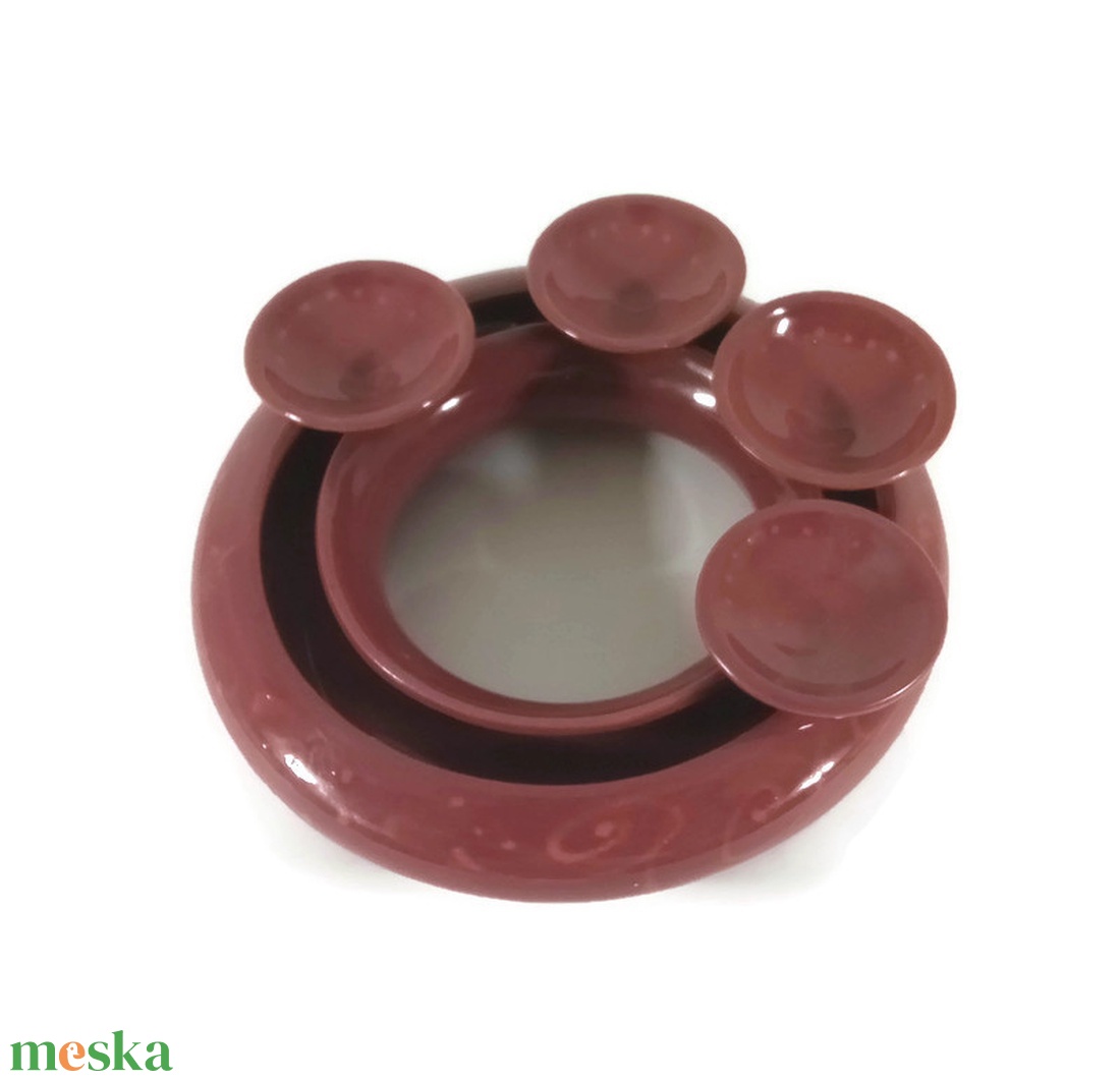 adventi koszorú - otthon & életmód - dekoráció - asztal és polc dekoráció - asztaldísz - Meska.hu