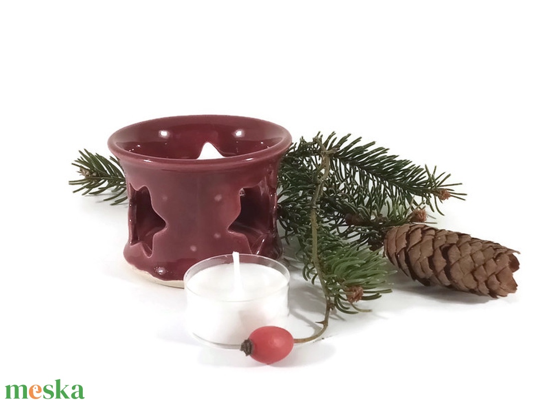 Mécses pohárka  - otthon & életmód - gyertya, illat, aroma - mécses és mécsestartó - Meska.hu