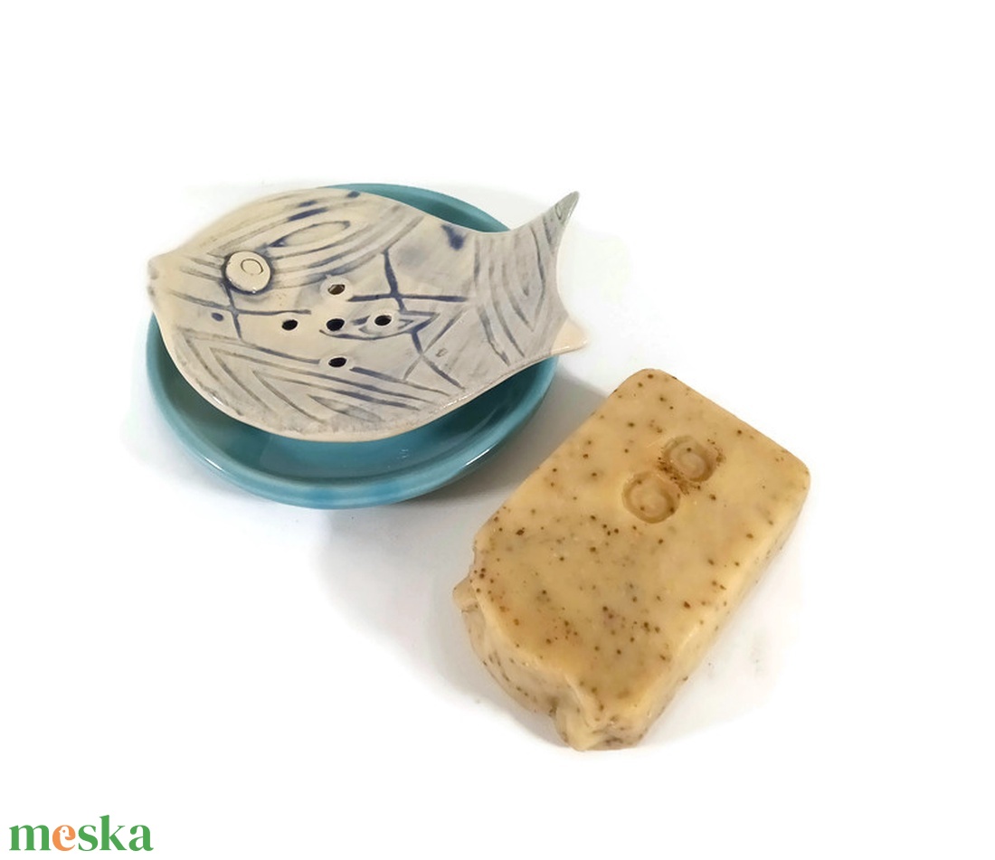 Halas szappantartó  - otthon & életmód - fürdőszoba - szappantartó - Meska.hu