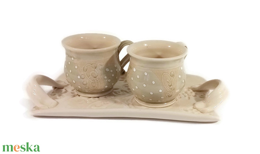 Kávés csésze párban - otthon & életmód - konyhafelszerelés, tálalás - tálalás - teás- és kávés pohár, készlet - Meska.hu