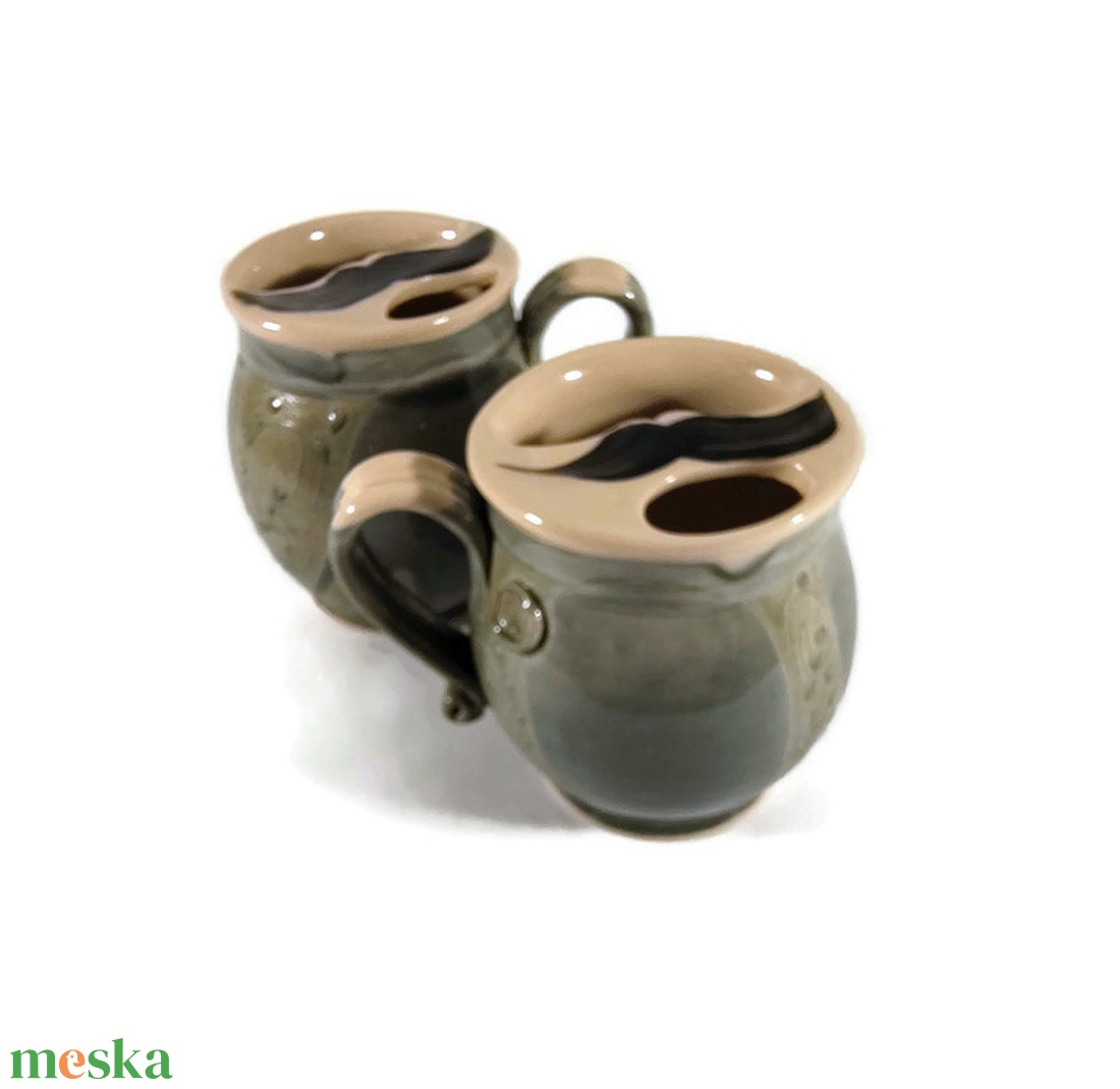 Bajuszvédős kávés bögre  -  - Meska.hu