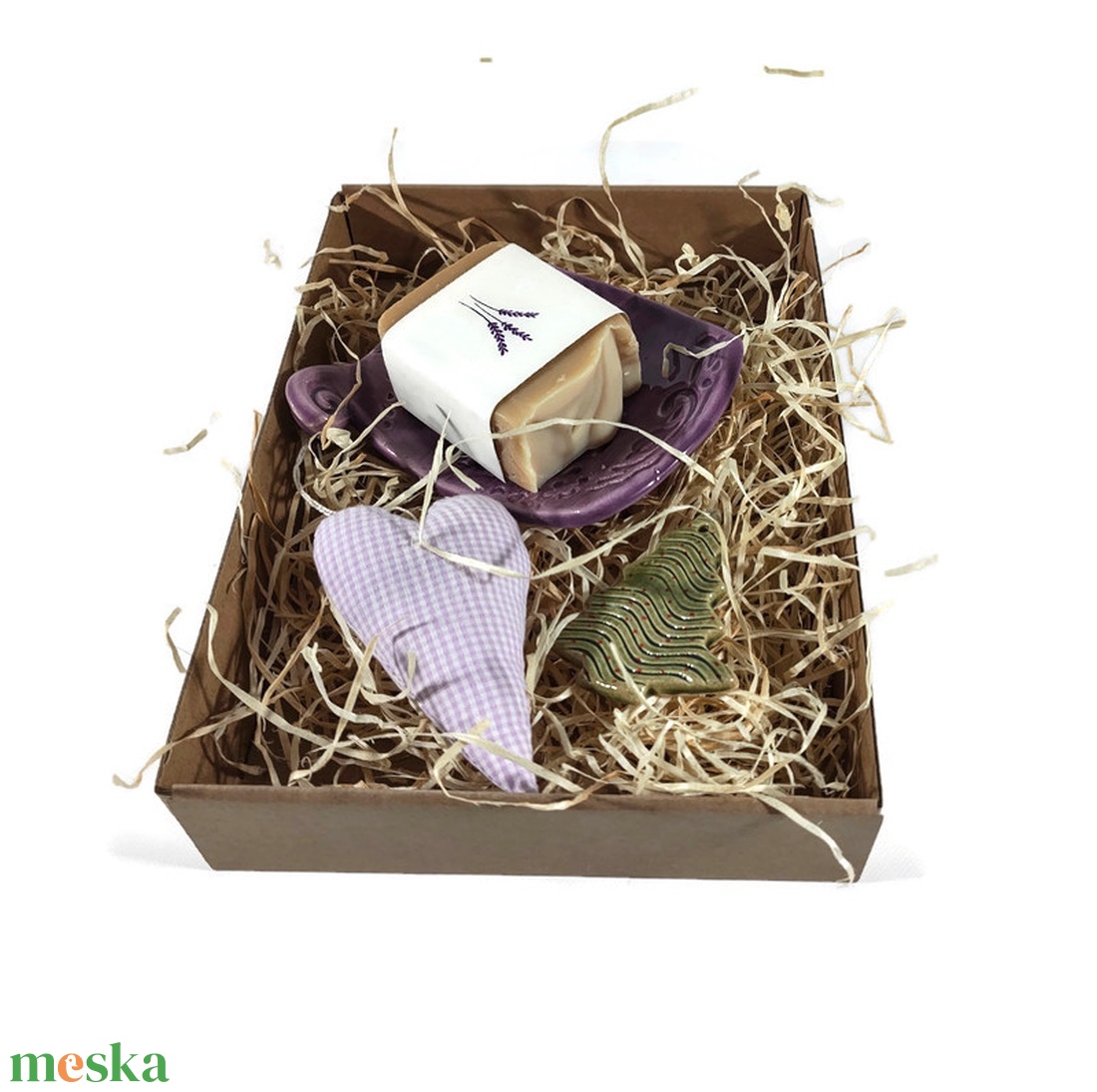 Szappantartó csomagban, ünnepre hangolva - karácsony - karácsonyi ajándékozás - karácsonyi ajándékcsomagolás - Meska.hu