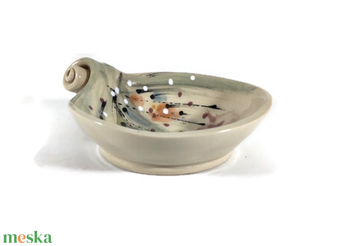 Tálka színes mogyorós-kekszes - esküvő - dekoráció - tálalás - Meska.hu