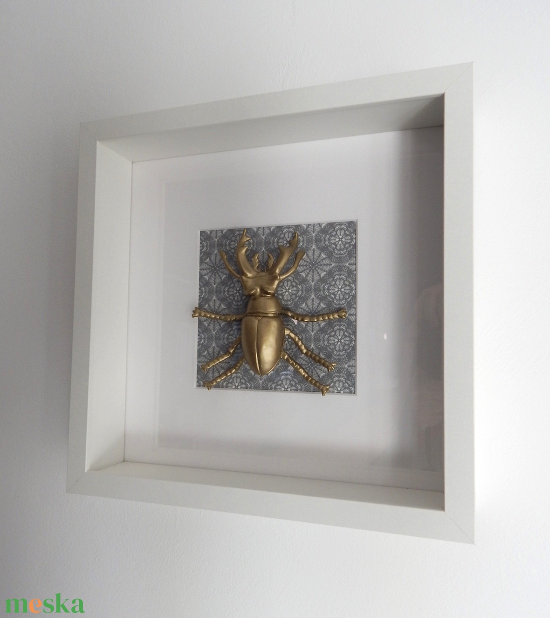 Rovaros dekoráció fali/asztali kép (Szarvasbogár) 27x27x6 cm - otthon & életmód - dekoráció - kép & falikép - 3d képek - Meska.hu Rovaros dekoráció fali/asztali kép (Szarvasbogár) 27x27x6 cm - otthon & életmód - dekoráció - kép & falikép - 3d képek - Meska.hu