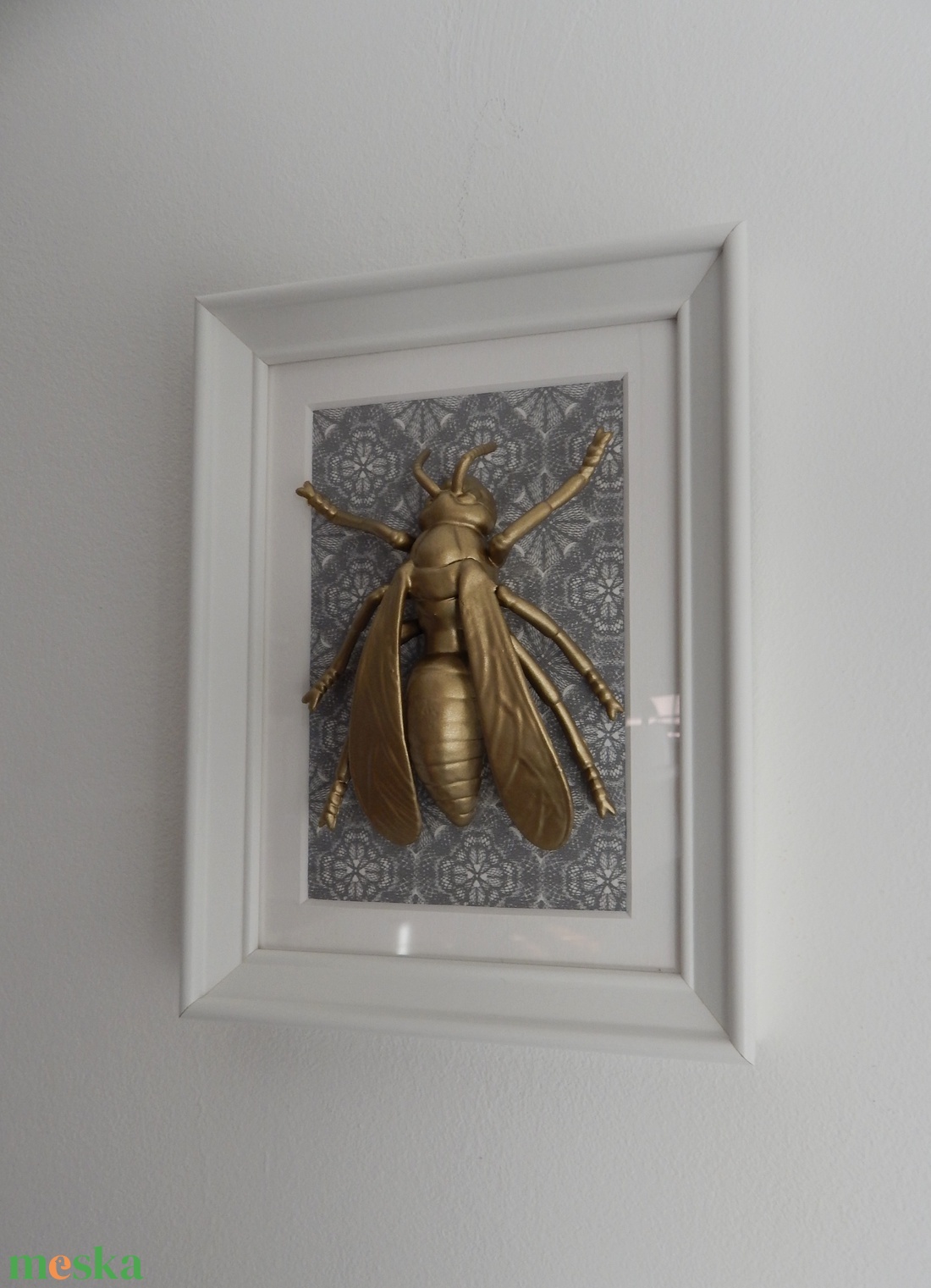 Rovaros dekoráció fali/asztali kép (Darázs) 15x20x2 cm - otthon & életmód - dekoráció - kép & falikép - 3d képek - Meska.hu Rovaros dekoráció fali/asztali kép (Darázs) 15x20x2 cm - otthon & életmód - dekoráció - kép & falikép - 3d képek - Meska.hu