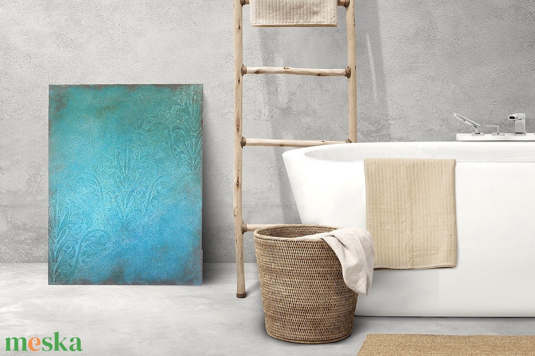 Idill című falikép - művészet - festmény - festmény vegyes technika - Meska.hu