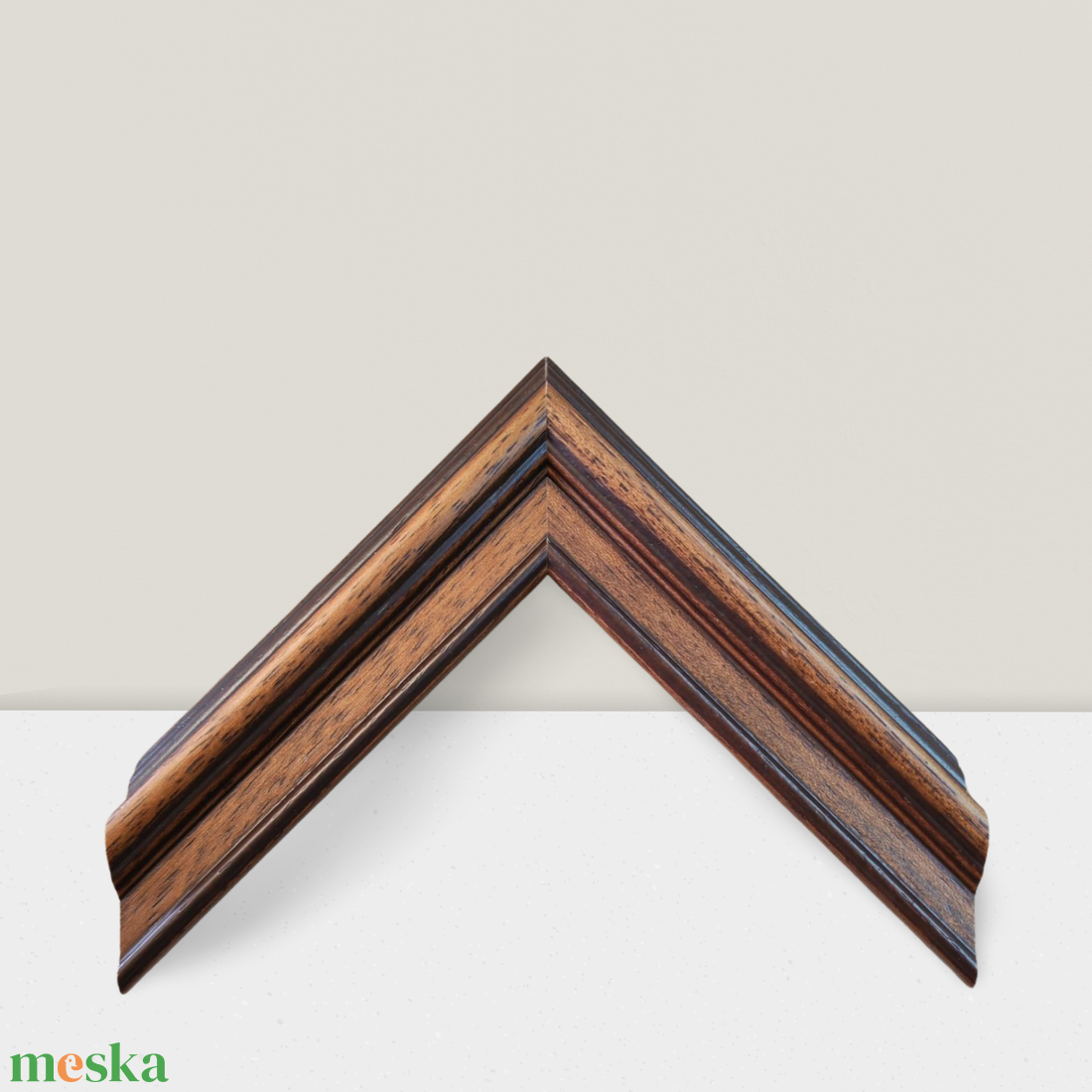 Klasszikus sötétbarna fa képkeret - otthon & életmód - dekoráció - kép & falikép - képkeret - Meska.hu