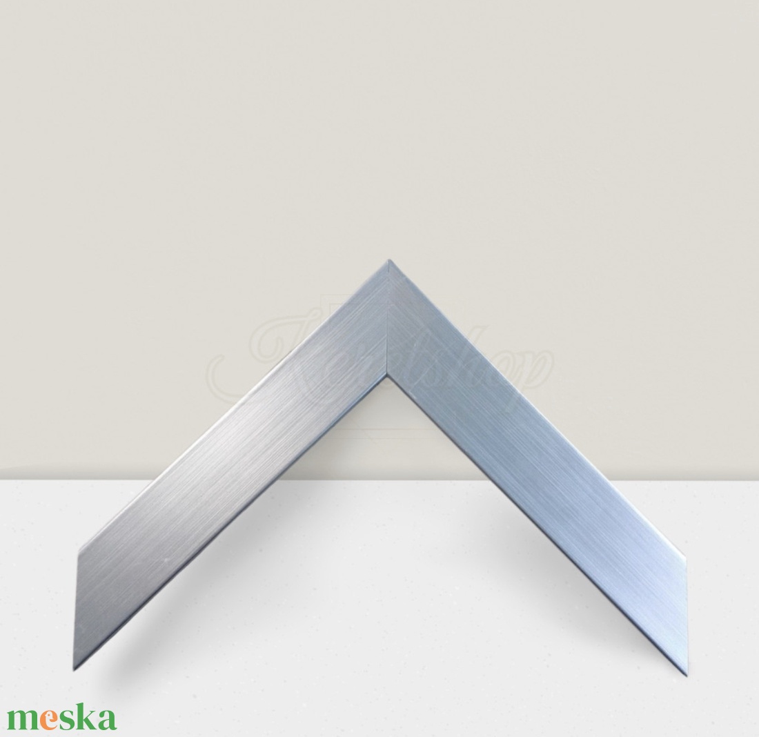 Modern Minimal�3 cm széles ezüst fa képkeret - otthon & életmód - dekoráció - kép & falikép - képkeret - Meska.hu