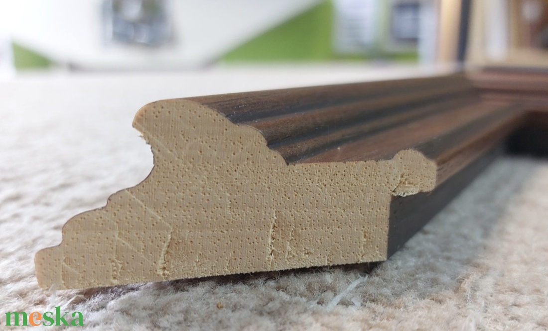 Klasszikus sötétbarna fa képkeret - otthon & életmód - dekoráció - kép & falikép - képkeret - Meska.hu