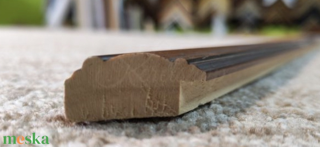 Elegáns sötétbarna fa képkeret - otthon & életmód - dekoráció - kép & falikép - képkeret - Meska.hu