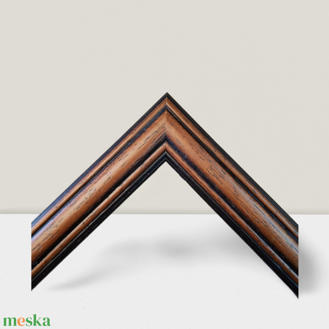 Elegáns sötétbarna fa képkeret - otthon & életmód - dekoráció - kép & falikép - képkeret - Meska.hu