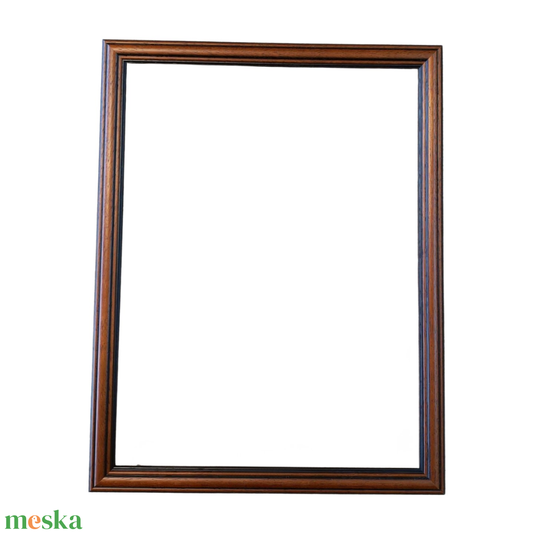 Elegáns sötétbarna fa képkeret - otthon & életmód - dekoráció - kép & falikép - képkeret - Meska.hu