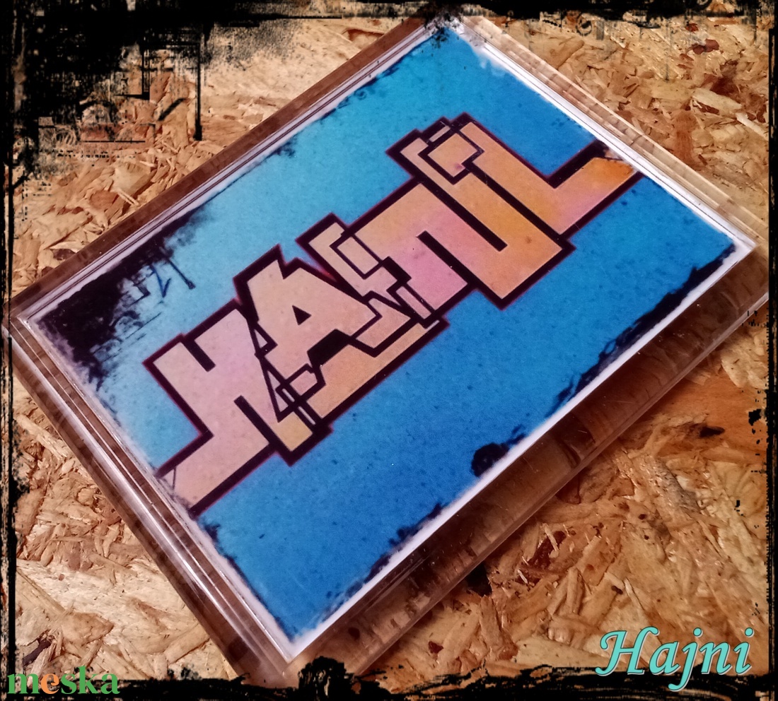 Neves graffitis hűtőmágnes-Hajni - otthon & életmód - konyhafelszerelés, tálalás - konyhai dekoráció - hűtőmágnes - Meska.hu