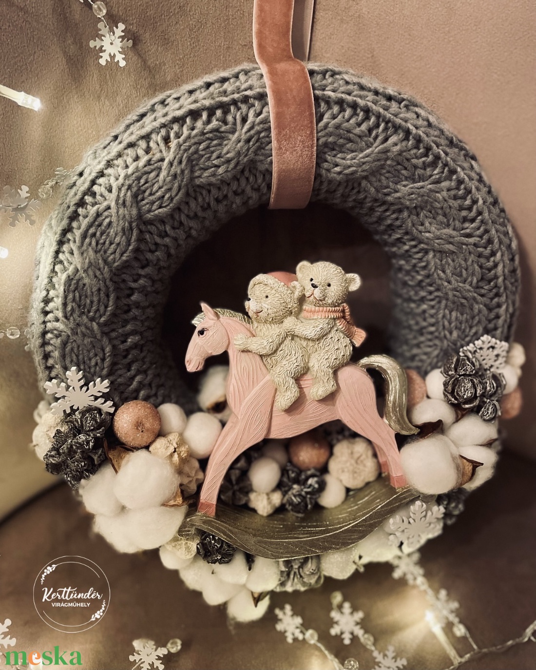  Téli mese ajtódísz  - otthon & életmód - dekoráció - ajtó- és ablak dekoráció - ajtódísz & kopogtató - Meska.hu