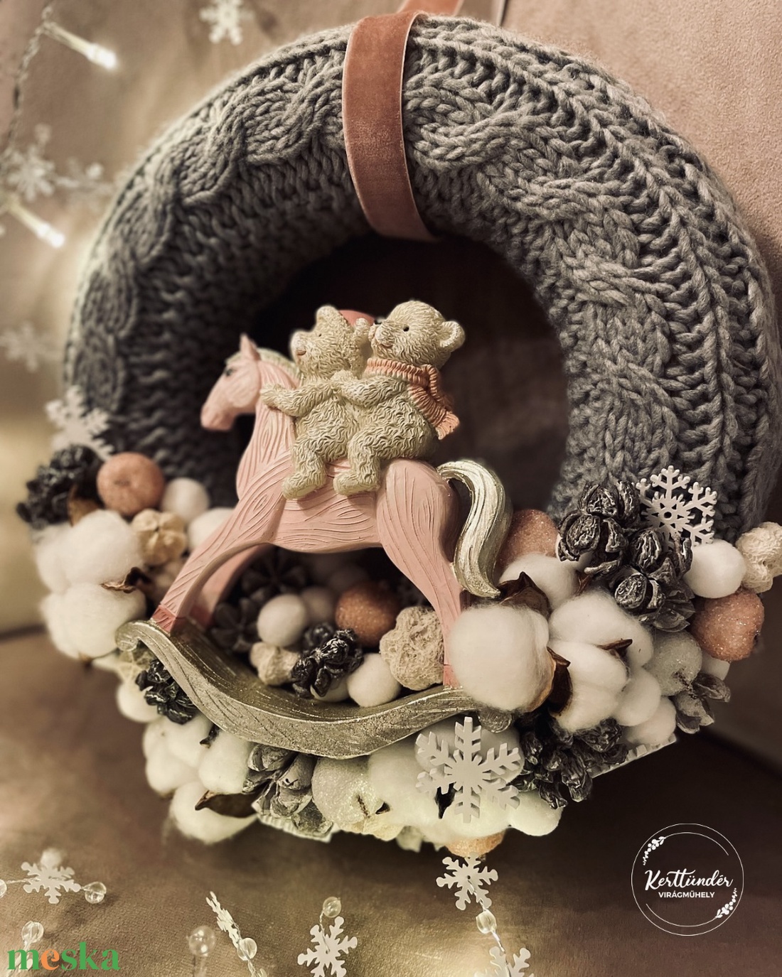  Téli mese ajtódísz  - otthon & életmód - dekoráció - ajtó- és ablak dekoráció - ajtódísz & kopogtató - Meska.hu