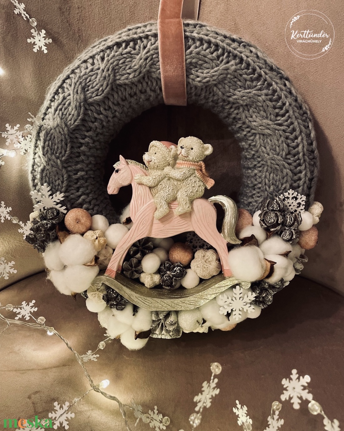  Téli mese ajtódísz  - otthon & életmód - dekoráció - ajtó- és ablak dekoráció - ajtódísz & kopogtató - Meska.hu