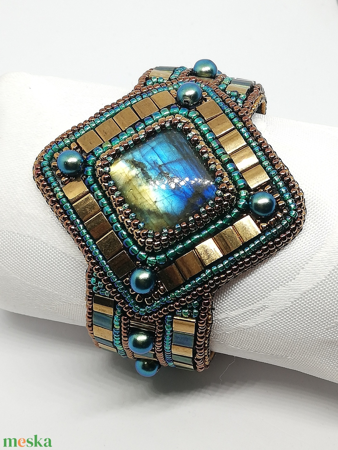 DIY-KIT gyöngyhímző csomag, art deco karperec - diy (csináld magad) - fűzésminták - Meska.hu DIY-KIT gyöngyhímző csomag, art deco karperec - diy (csináld magad) - fűzésminták - Meska.hu
