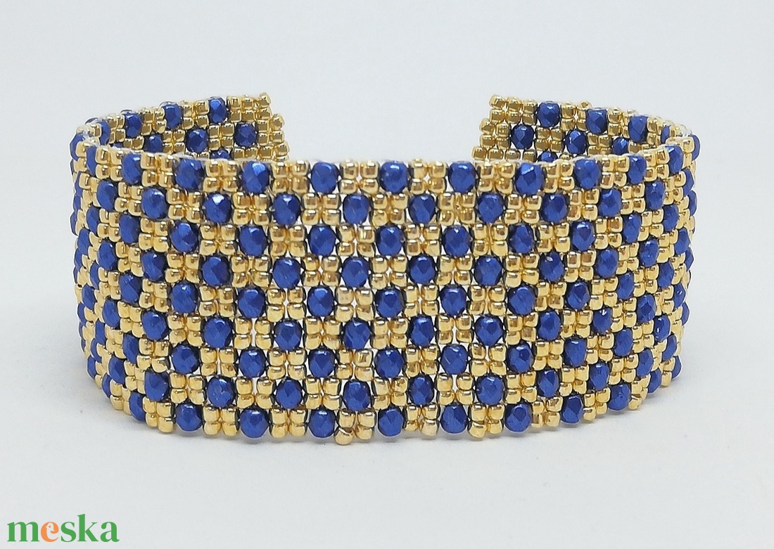 Lapis lazulit - arany fűzött készlet  - ékszer - ékszerszett - Meska.hu Lapis lazulit - arany fűzött készlet  - ékszer - ékszerszett - Meska.hu