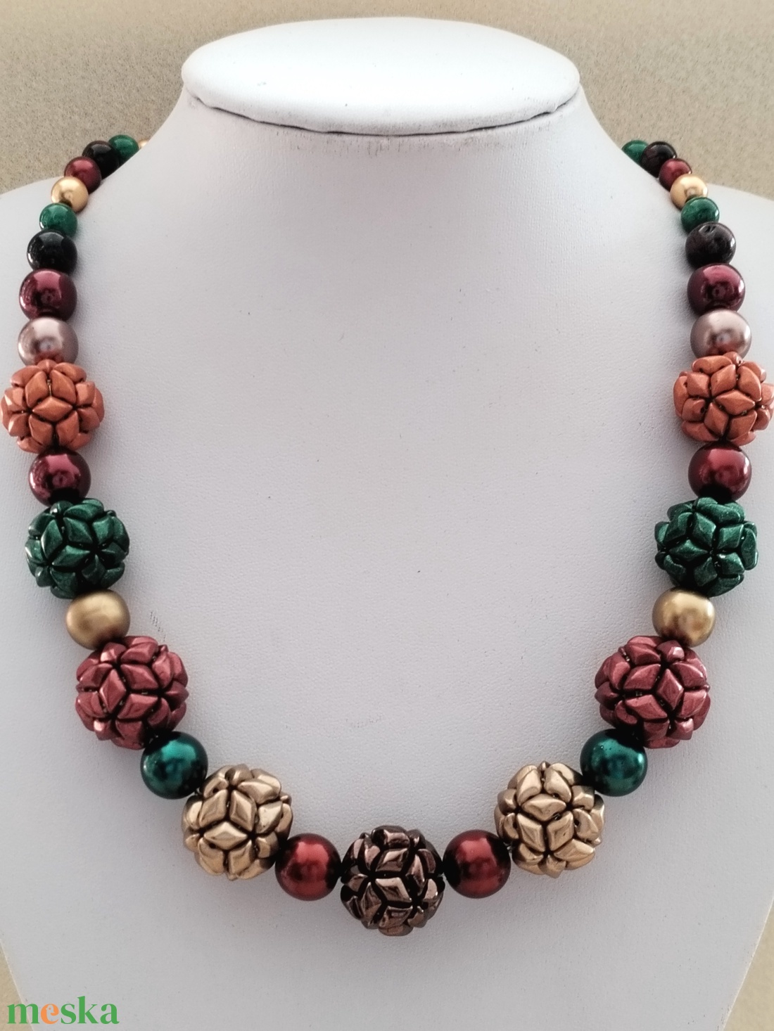 Őszi bogyós nyaklánc  - ékszer - nyaklánc - bogyós nyaklánc - Meska.hu Őszi bogyós nyaklánc  - ékszer - nyaklánc - bogyós nyaklánc - Meska.hu
