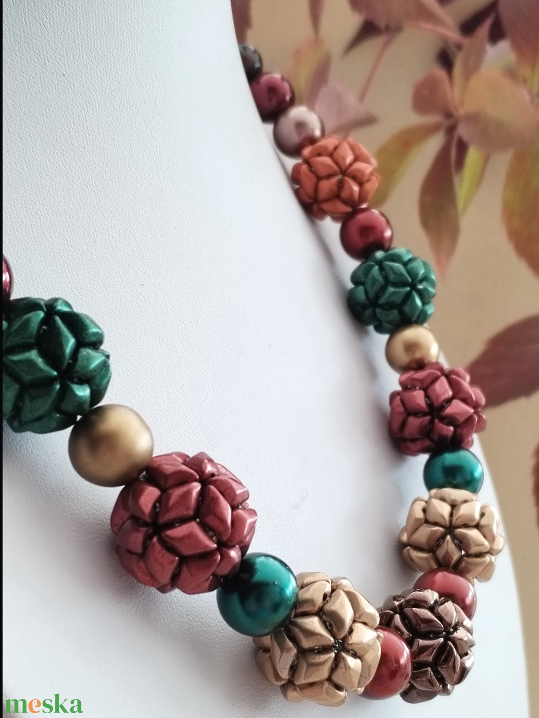 Őszi bogyós nyaklánc  - ékszer - nyaklánc - bogyós nyaklánc - Meska.hu Őszi bogyós nyaklánc  - ékszer - nyaklánc - bogyós nyaklánc - Meska.hu