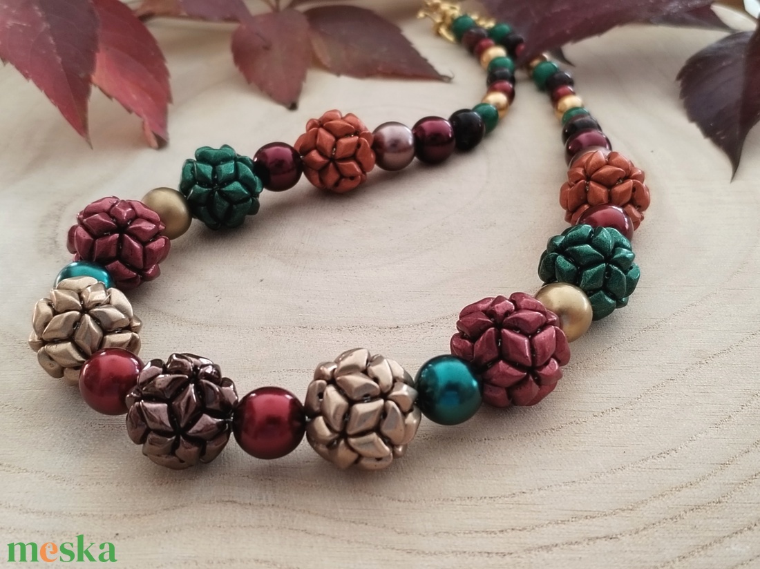 Őszi bogyós nyaklánc  - ékszer - nyaklánc - bogyós nyaklánc - Meska.hu Őszi bogyós nyaklánc  - ékszer - nyaklánc - bogyós nyaklánc - Meska.hu