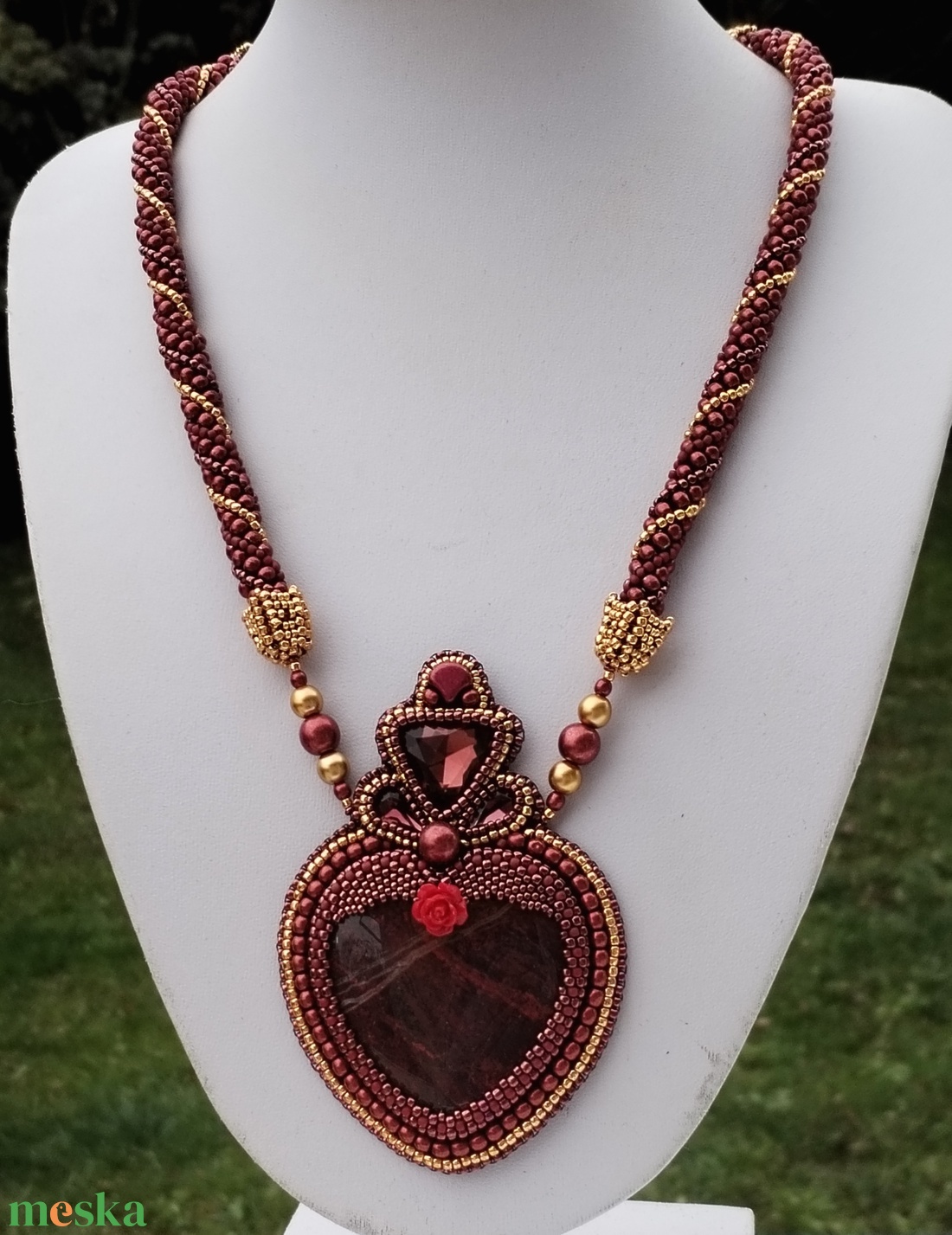 Szerelmi bájital nyakék - ékszer - nyaklánc - statement nyaklánc - Meska.hu Szerelmi bájital nyakék - ékszer - nyaklánc - statement nyaklánc - Meska.hu