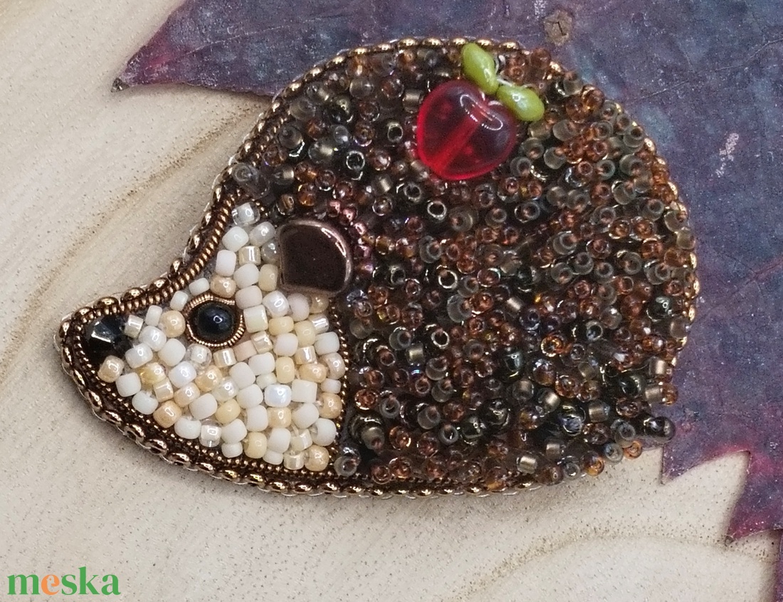 Sün Balázs bross - ékszer - kitűző és bross - Meska.hu