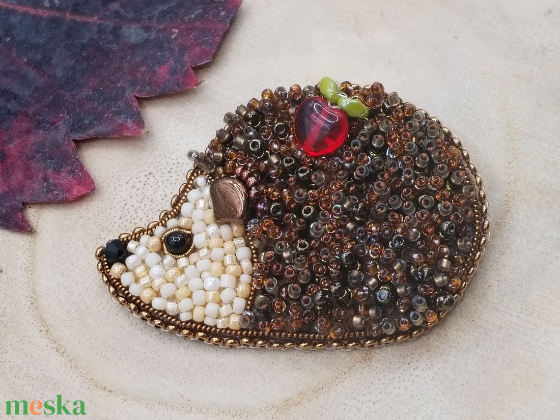 Sün Balázs bross - ékszer - kitűző és bross - Meska.hu