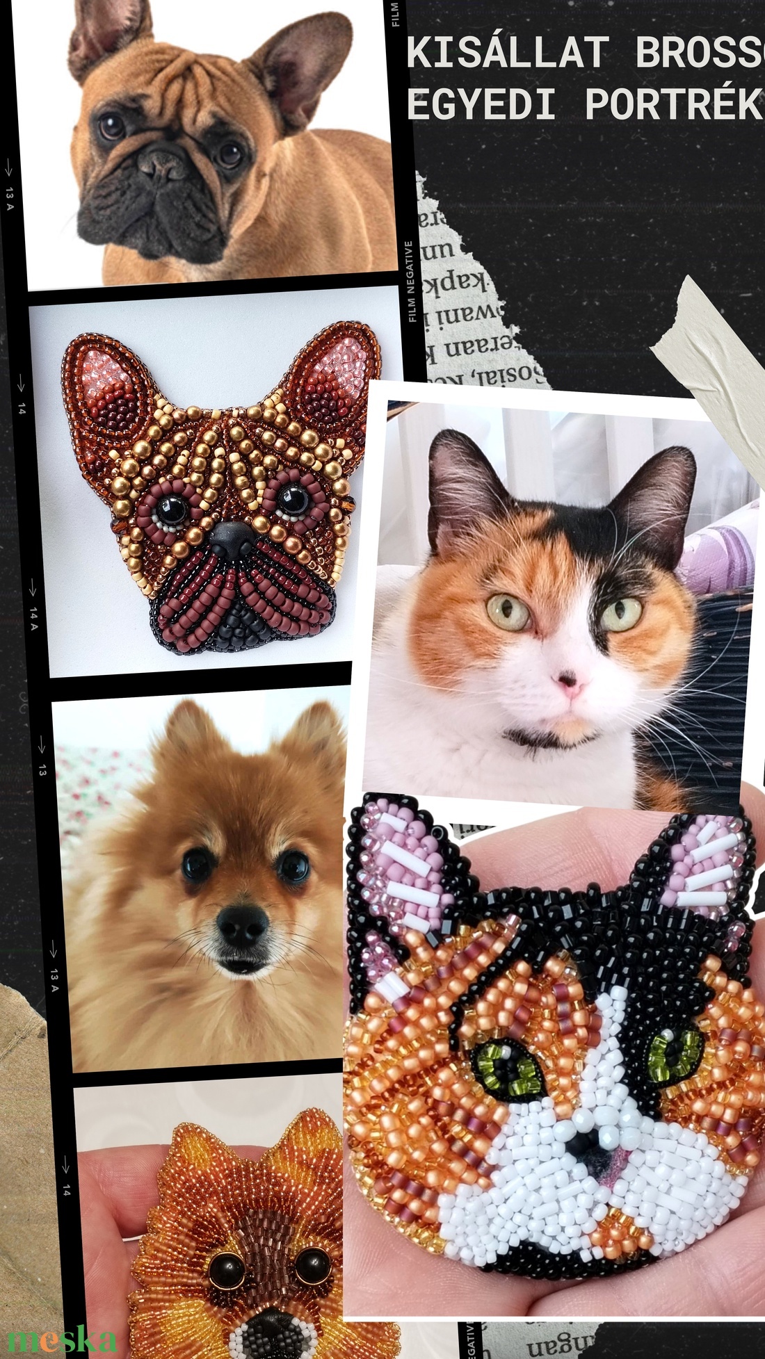 Kisállat bross - ékszer - kitűző és bross - Meska.hu