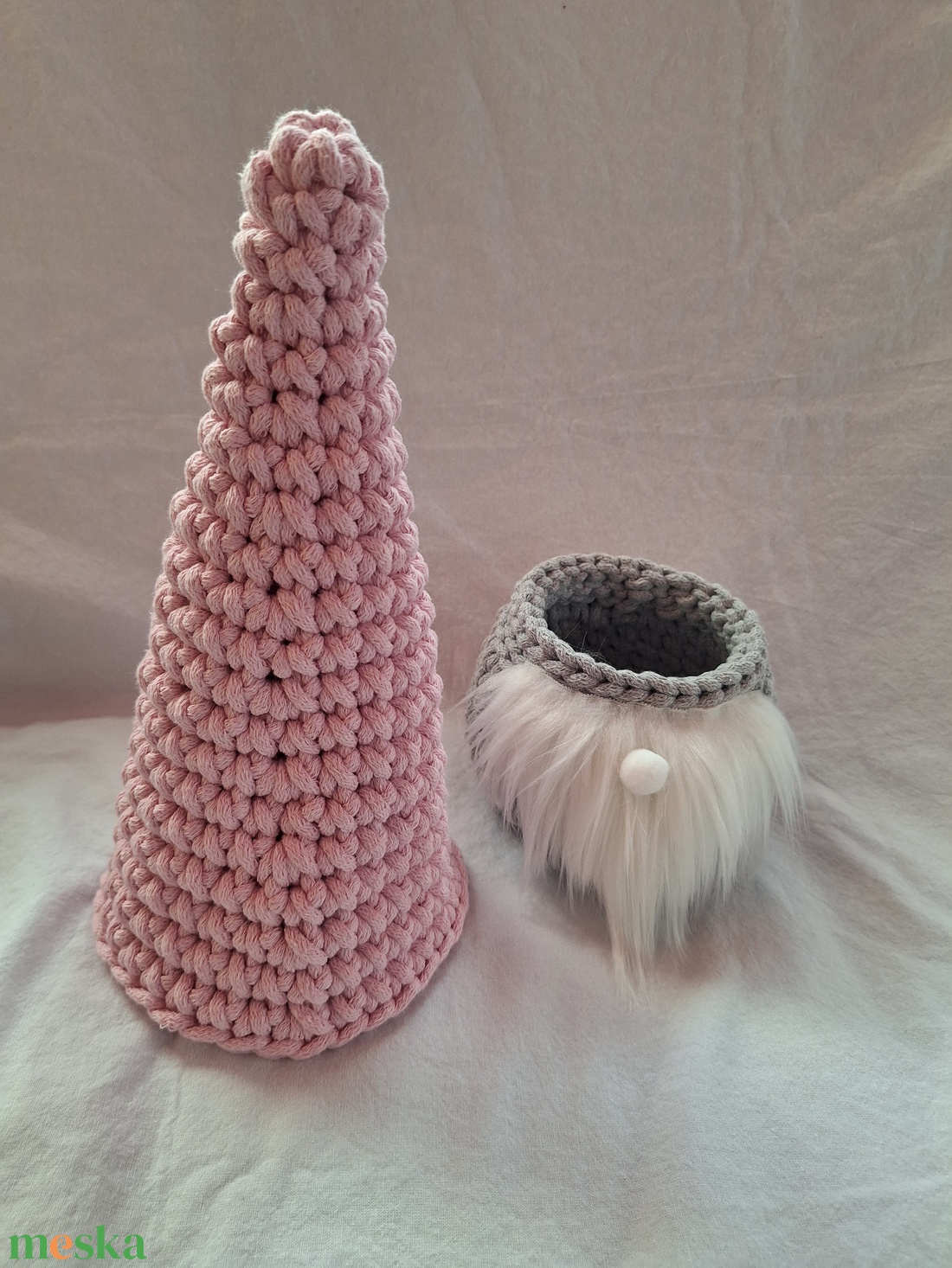 Horgolt manó  - játék & sport - plüssállat & játékfigura - manó - Meska.hu