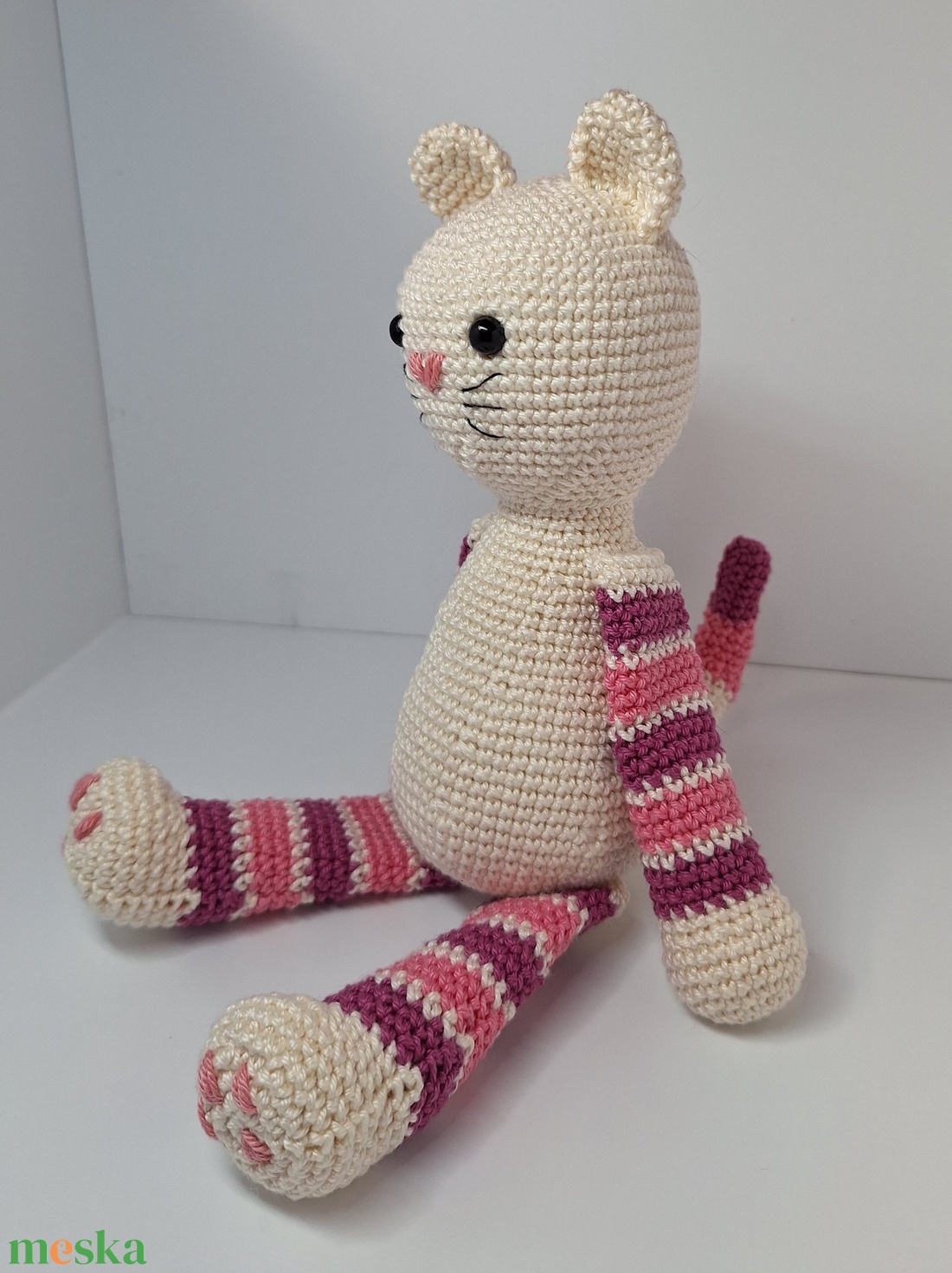 Lány cica  - játék & sport - plüssállat & játékfigura - cica - Meska.hu