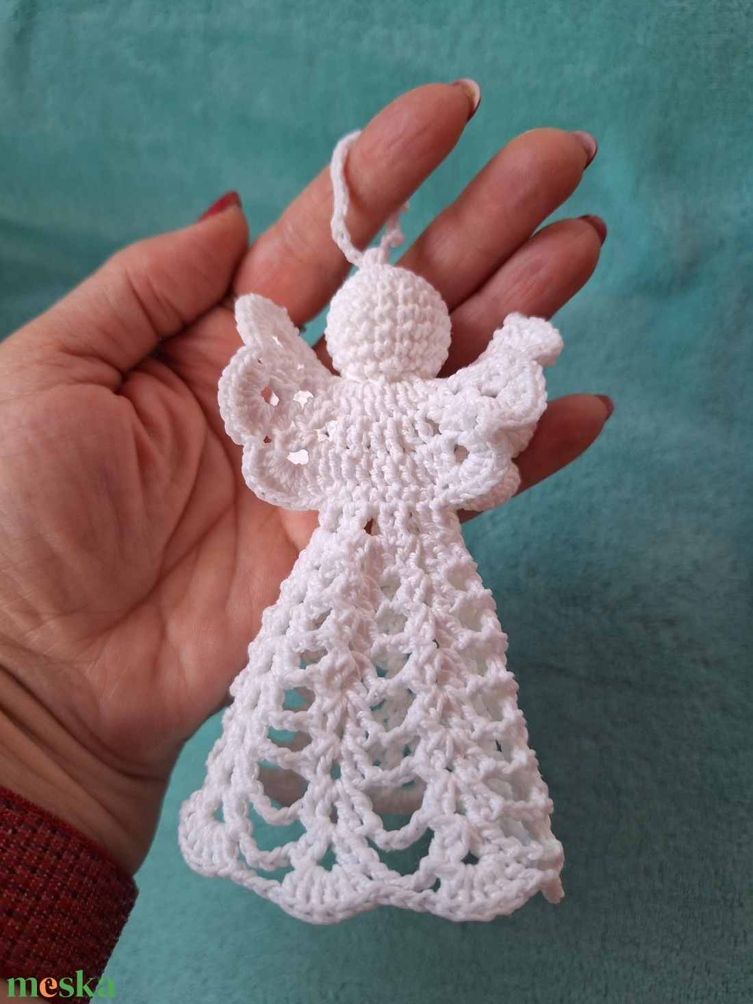 Angyal  - karácsony - karácsonyi lakásdekoráció - karácsonyfadíszek - Meska.hu