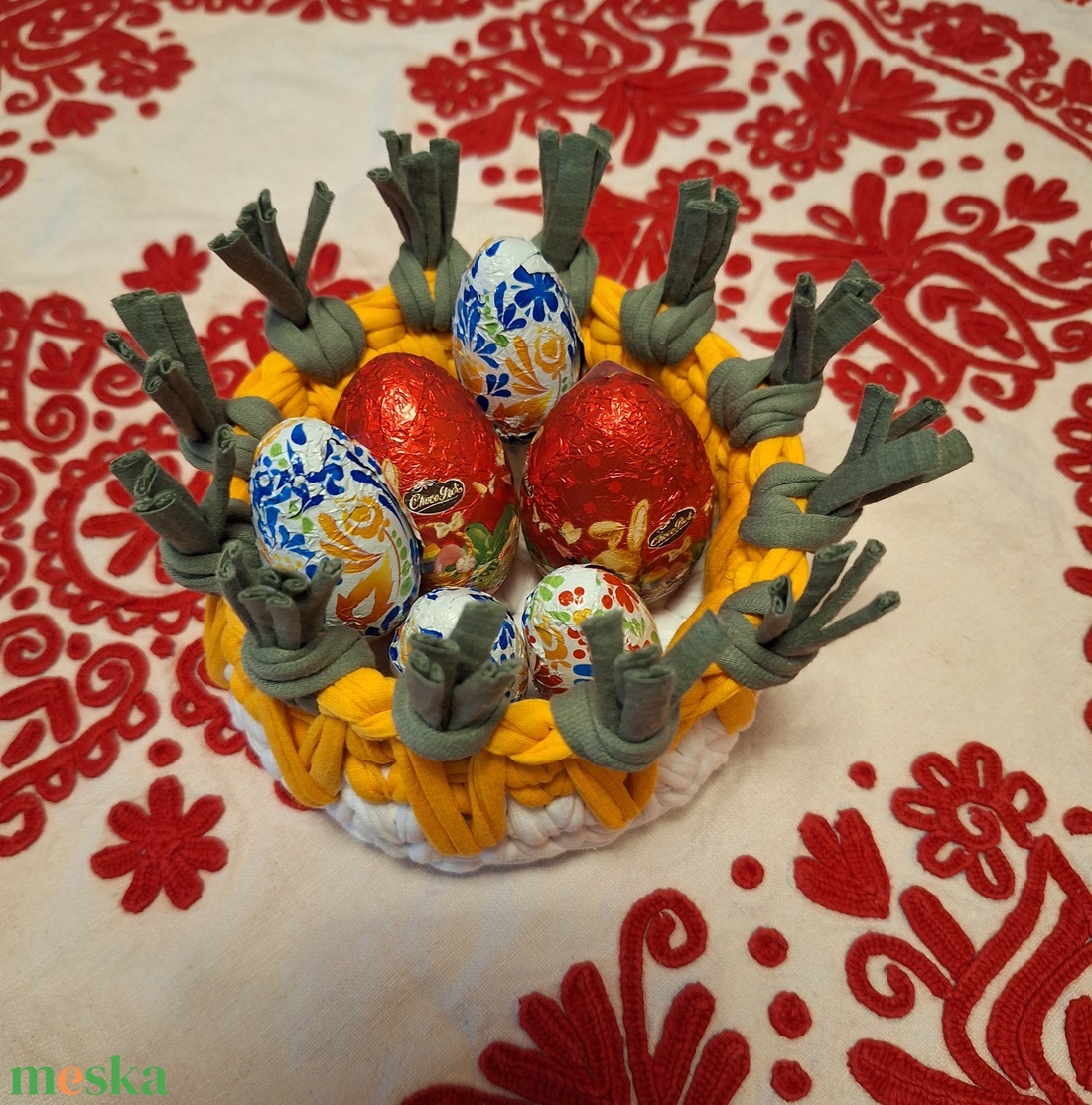 Sárgarépás bármitartó  - ünnepi díszek, dekorációk - húsvéti díszek és dekorációk - húsvéti asztaldíszek - Meska.hu