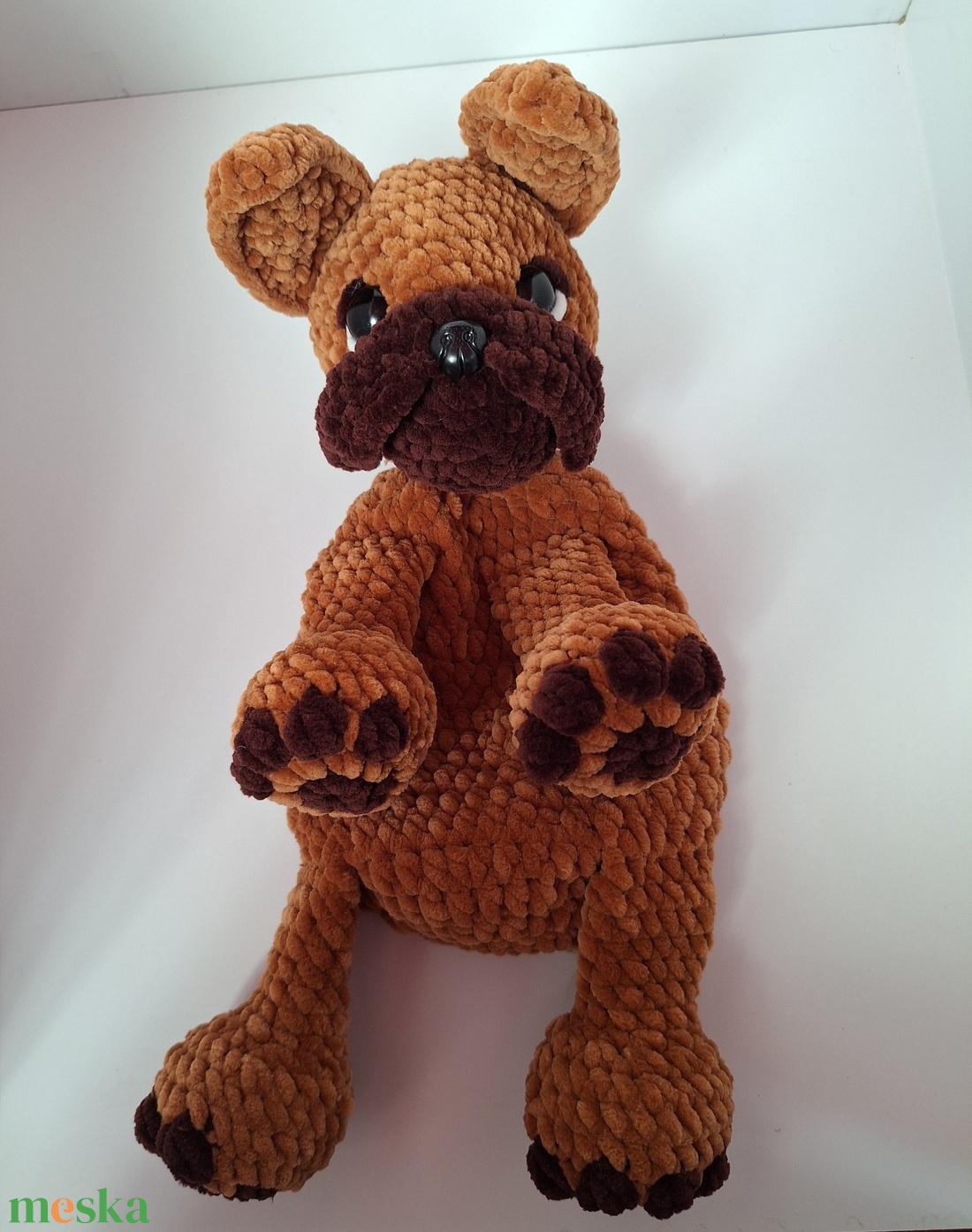 Bulldog szundipajti  - baba - mama - baba játékok - szundikendő, alvóka - Meska.hu