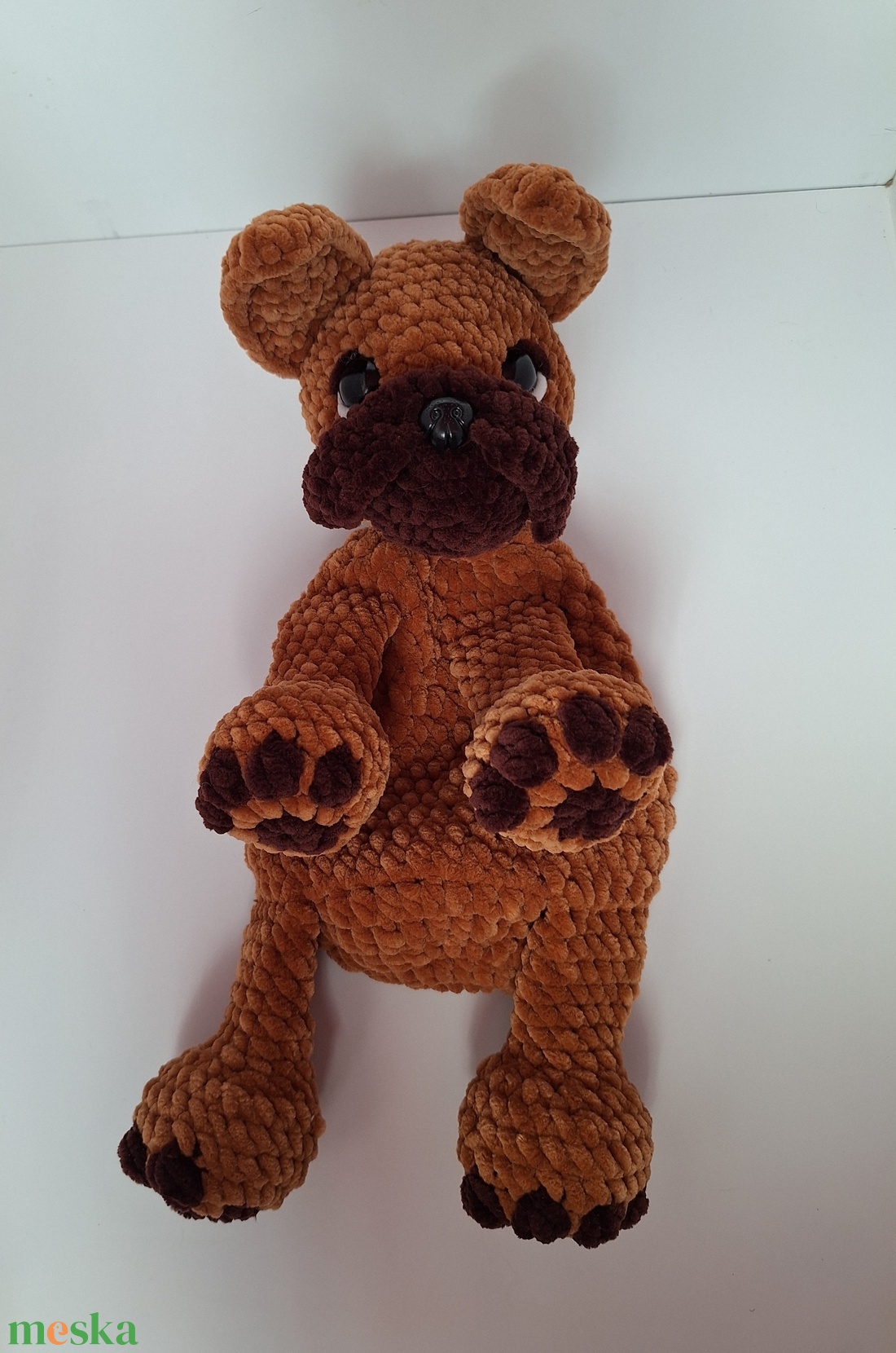 Bulldog szundipajti  - baba - mama - baba játékok - szundikendő, alvóka - Meska.hu