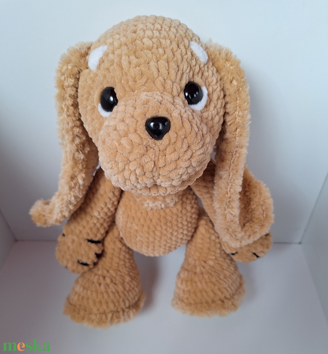 Horgolt kutya  - játék & sport - plüssállat & játékfigura - kutya - Meska.hu