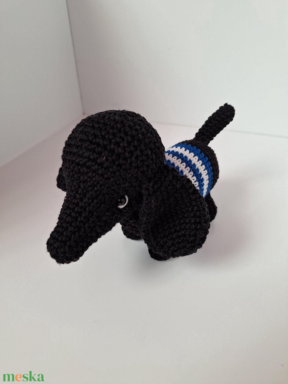 Horgolt tacsi  - játék & sport - plüssállat & játékfigura - kutya - Meska.hu