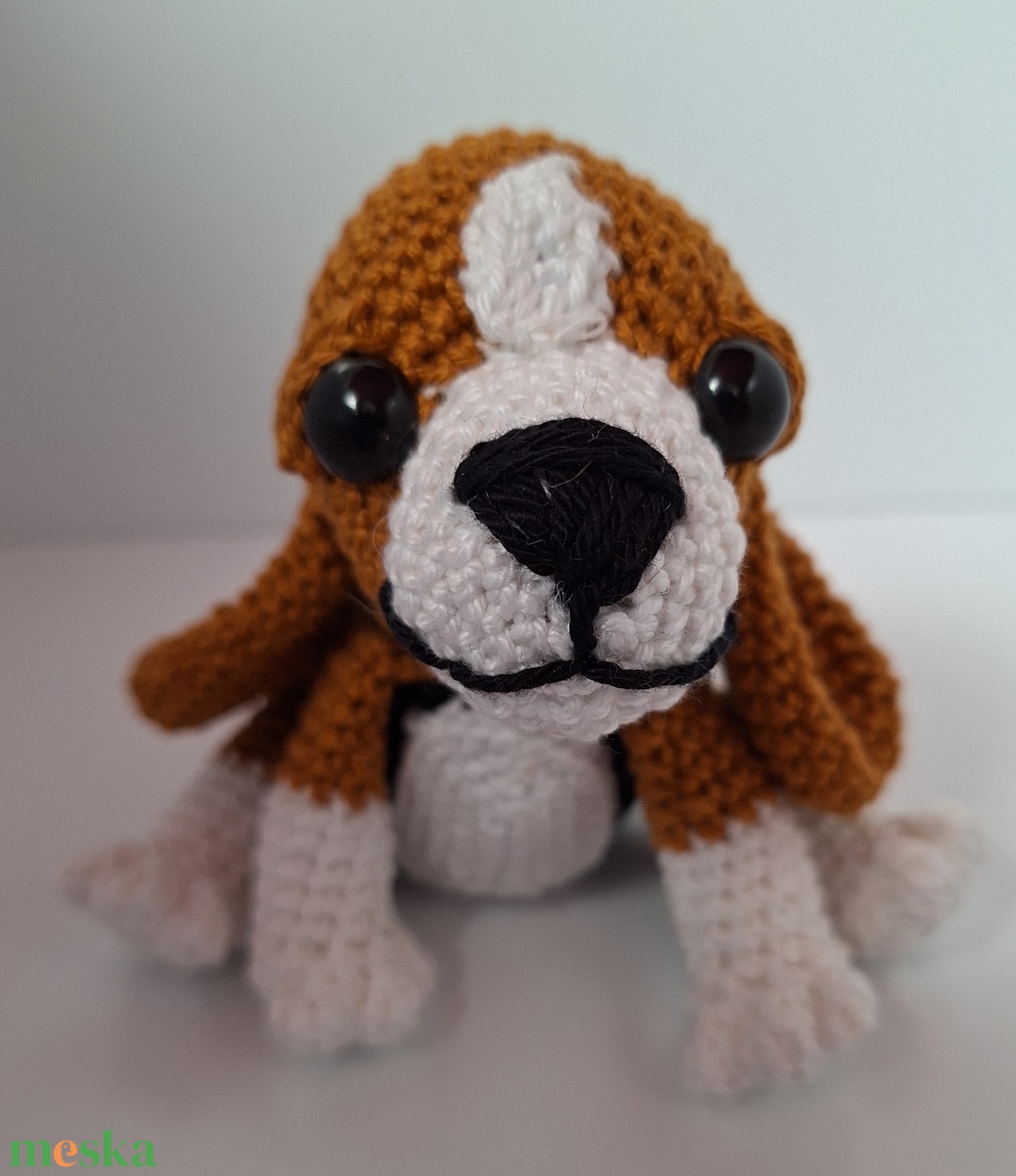 Horgolt bigli  - játék & sport - plüssállat & játékfigura - kutya - Meska.hu