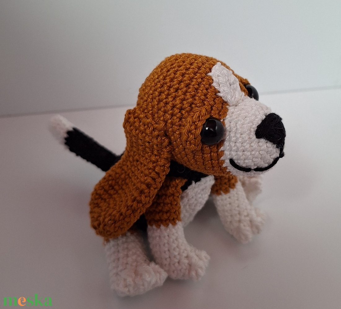 Horgolt bigli  - játék & sport - plüssállat & játékfigura - kutya - Meska.hu