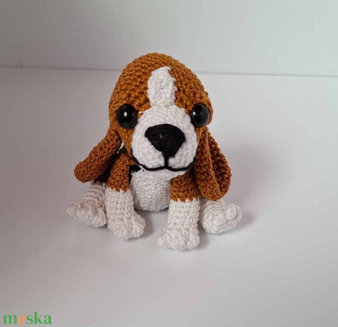 Horgolt bigli  - játék & sport - plüssállat & játékfigura - kutya - Meska.hu