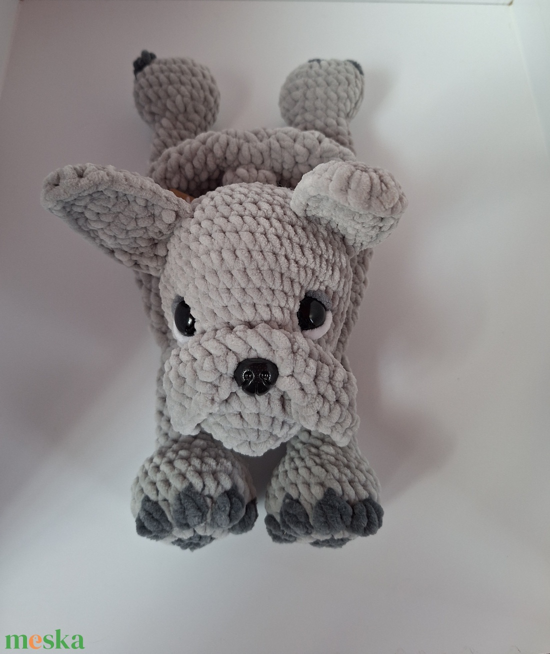 Buldog szundipajti  - játék & sport - plüssállat & játékfigura - kutya - Meska.hu