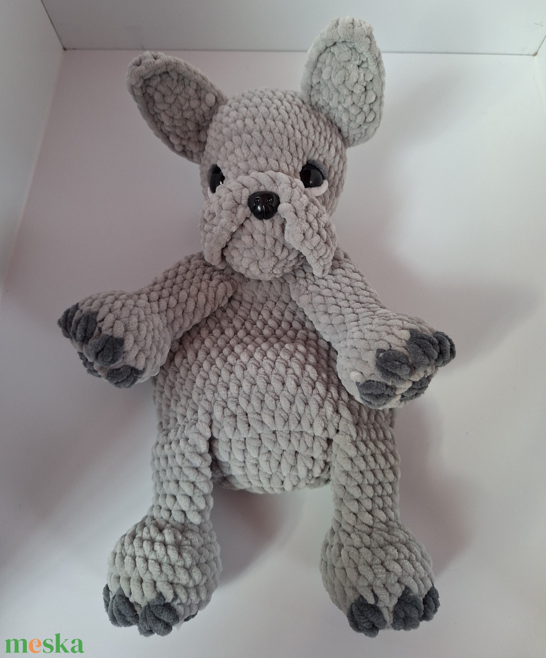 Buldog szundipajti  - játék & sport - plüssállat & játékfigura - kutya - Meska.hu