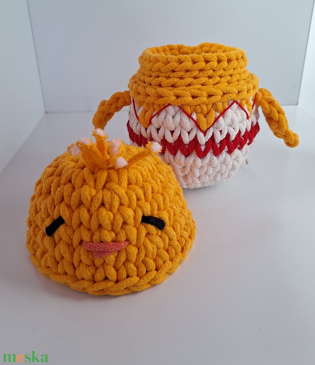 Csibe tároló  - otthon & életmód - tárolás & rendszerezés - tárolókosár - Meska.hu