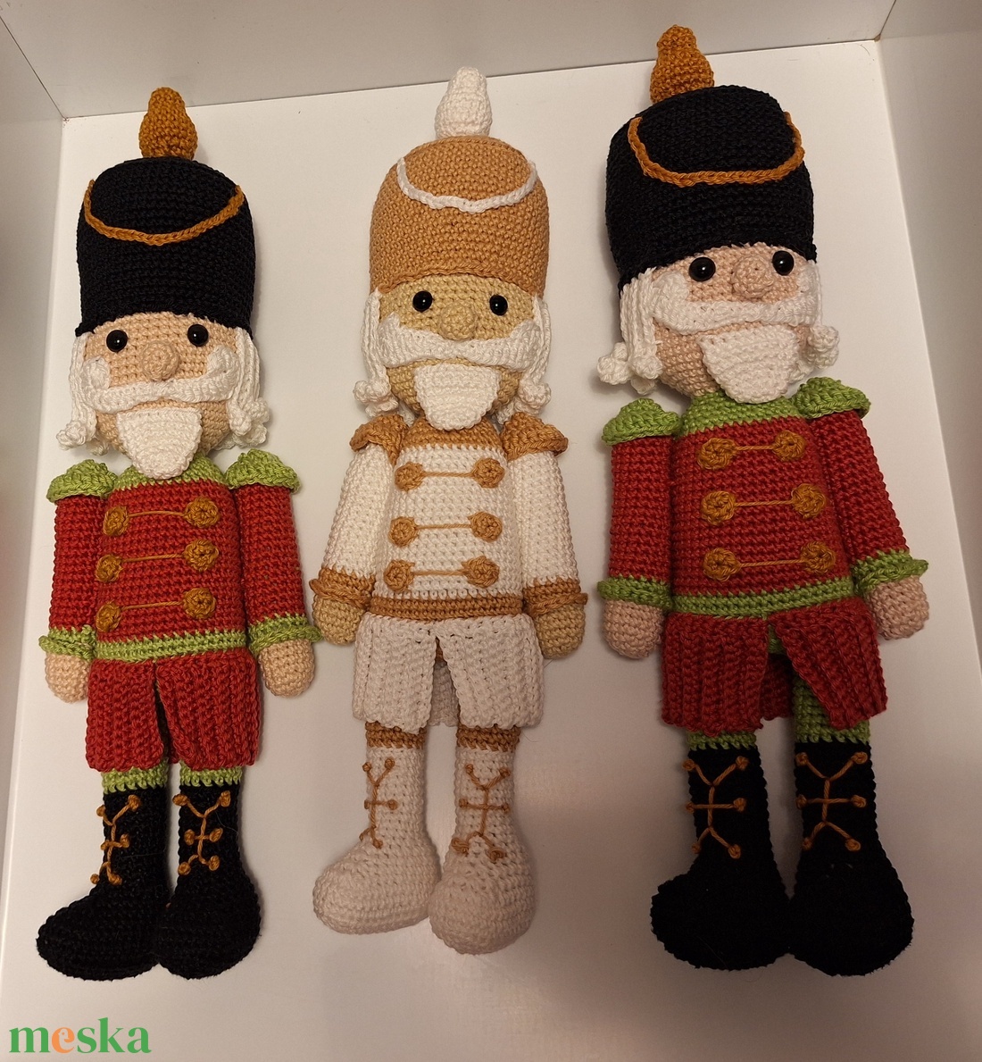 3db diótörő  - karácsony - karácsonyi lakásdekoráció - karácsonyi ajtódíszek - Meska.hu