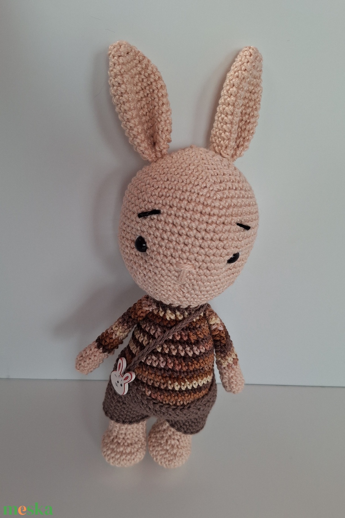 Horgolt nyuszi  - játék & sport - plüssállat & játékfigura - nyuszi - Meska.hu