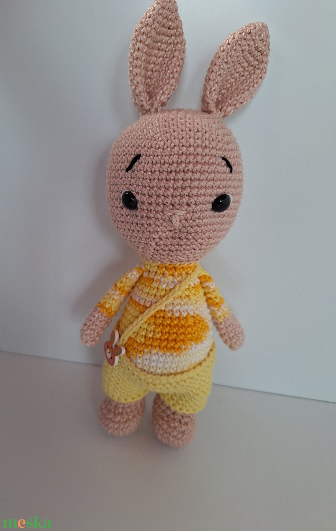 Horgolt nyuszi  - játék & sport - plüssállat & játékfigura - nyuszi - Meska.hu