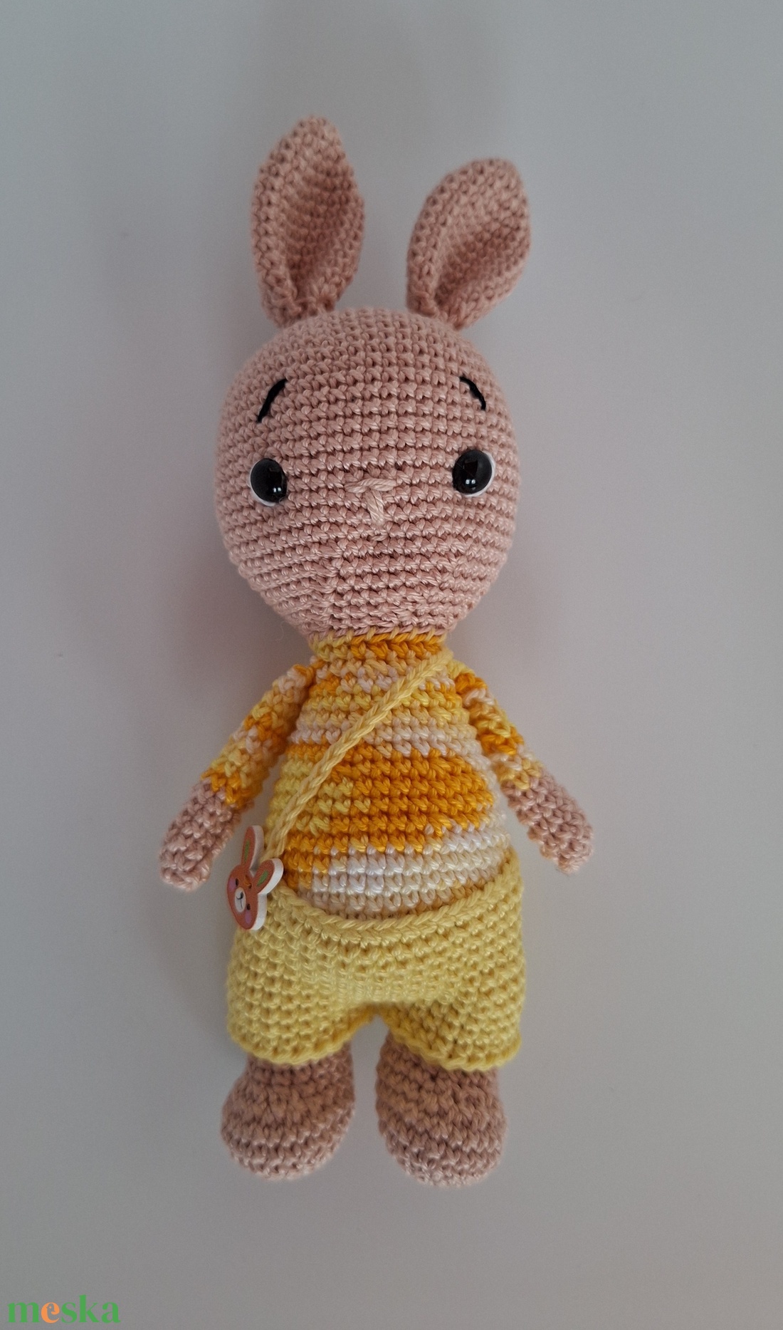 Horgolt nyuszi  - játék & sport - plüssállat & játékfigura - nyuszi - Meska.hu